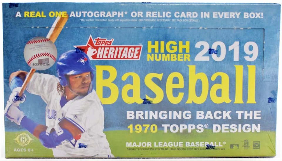 2019 Topps Heritage High Number Hobby Box