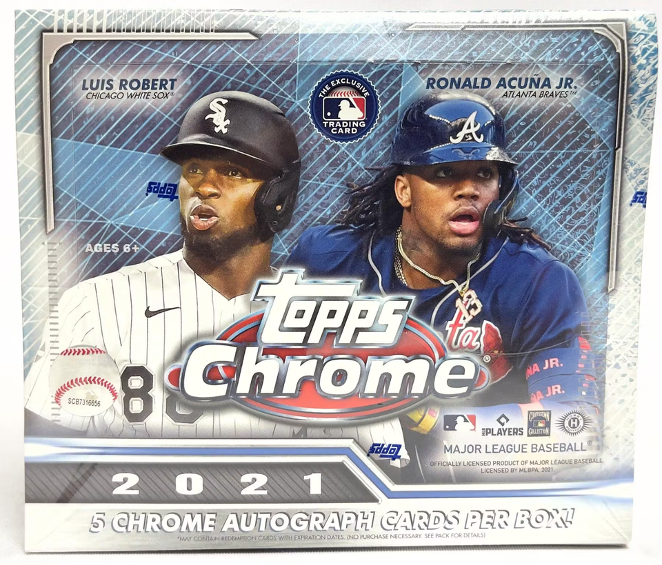 2021 Topps Chrome Jumbo Hobby Box – RC Explosion Box